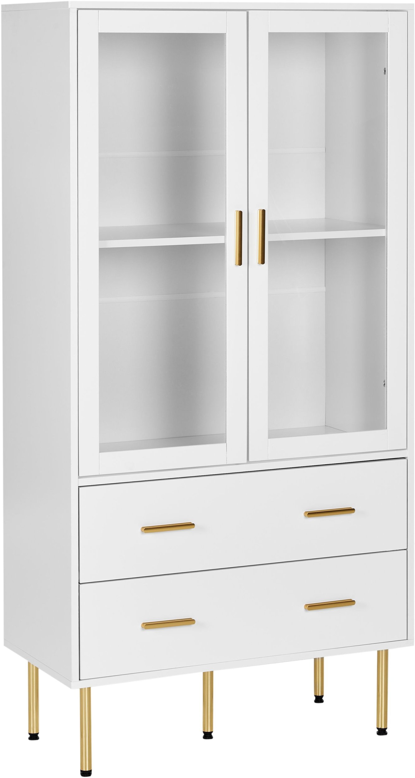 Witryna MILORA 80 cm Biały