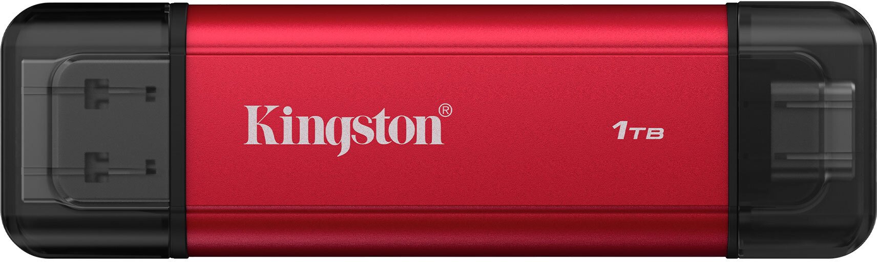 Dysk zewnętrzny SSD Kingston Dual Portable 1TB Czerwony (SPSD/1TB)