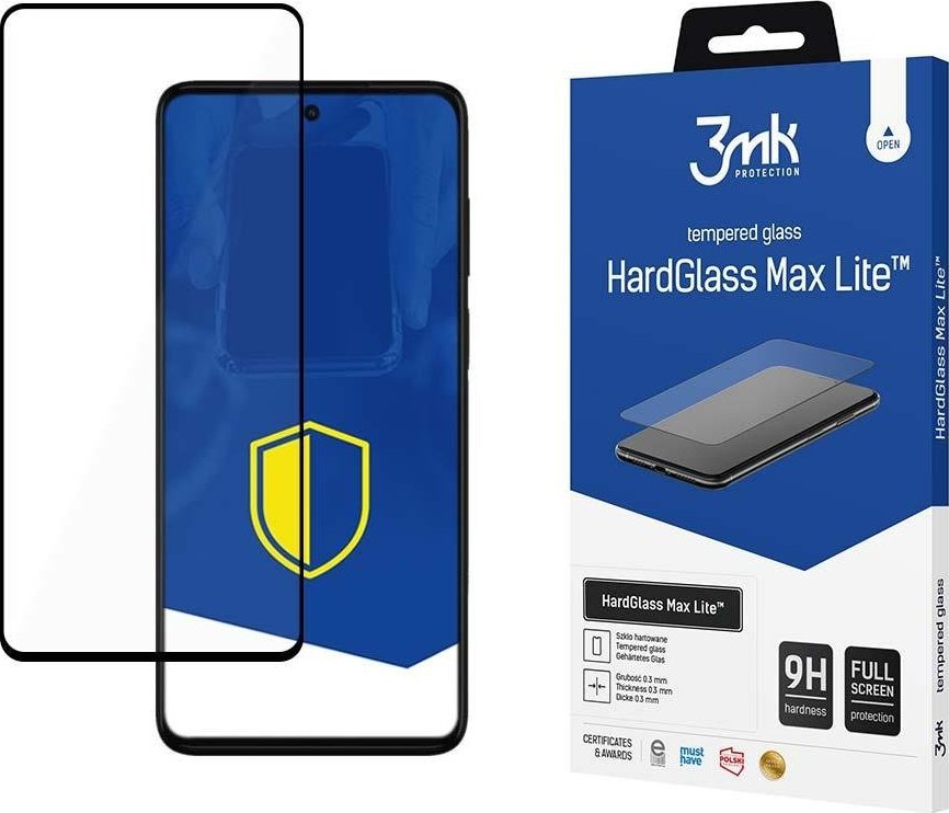 3MK Szkło hartowane 3MK HardGlass Max Lite Motorola Moto G62 5G czarne