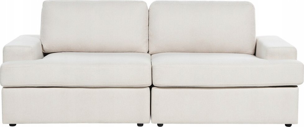Beliani Sofa 3-osobowa jasnobeżowa ALLA