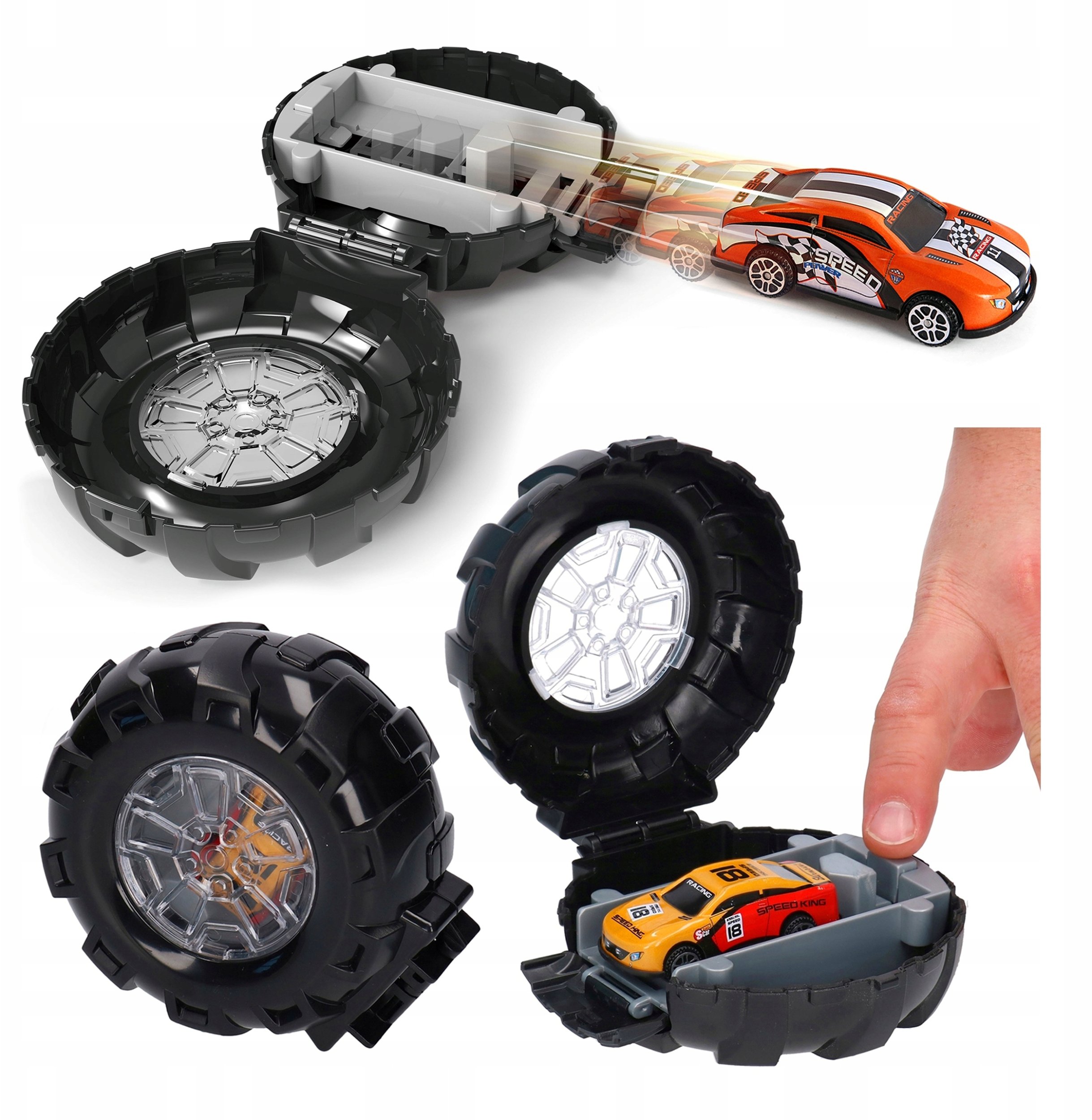 Auto wystrzeliwane w oponie MIX