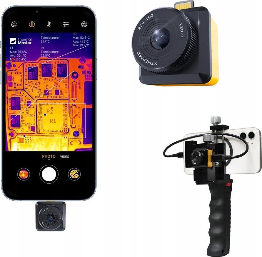 Kamera Termowizyjna na Telefon iOS Lightning USB-C Thermal Master T2S PRO / iOS