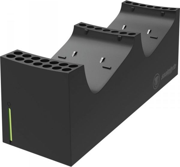 Snakebyte podwójna stacja ładująca Twin Charge: SX do padów Xbox Series X czarna