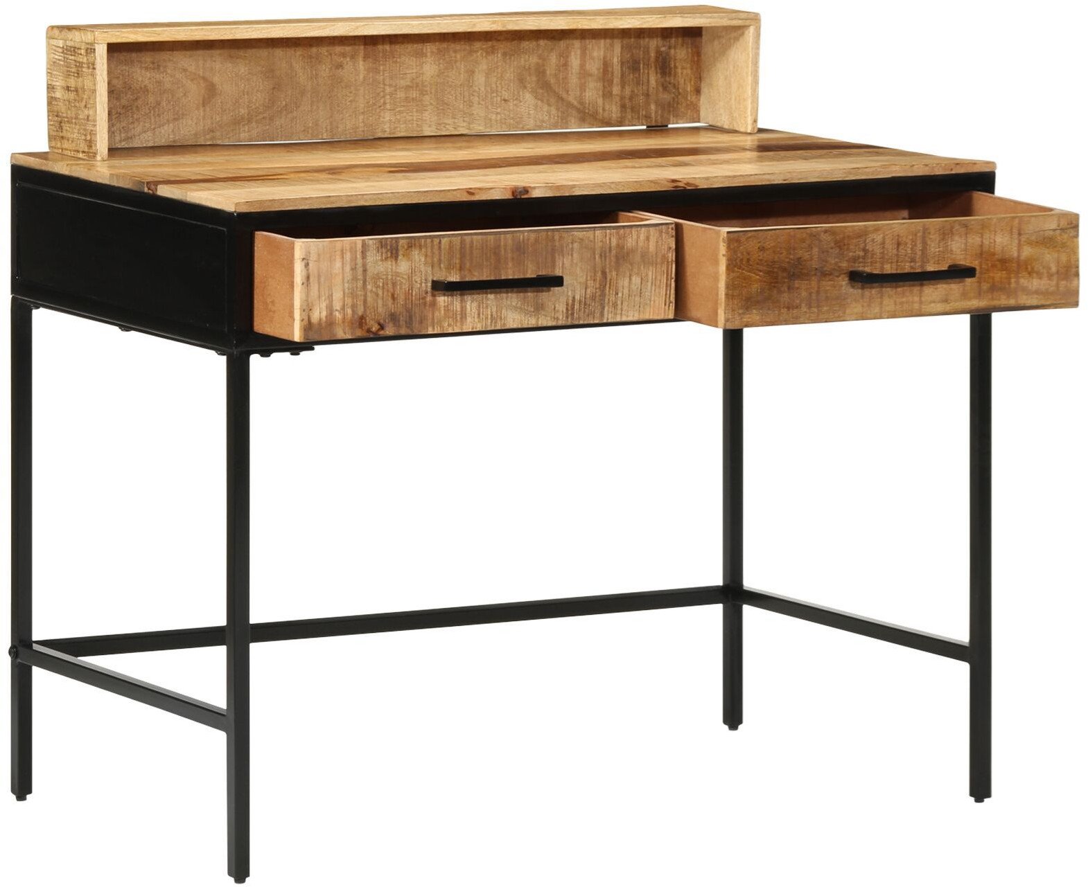 vidaXL Stolik konsolowy 100x55x75 cm z litego surowego drewna mango