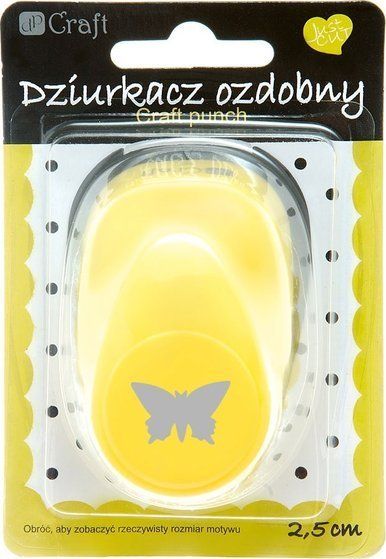 Artequipment DP CRAFT DZIURKACZ OZDOBNY 2,5CM MOTYL uniw