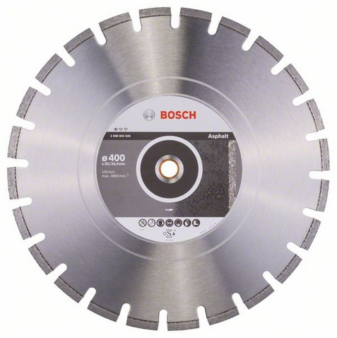 Bosch Tarcza tnąca diamentowa Standard for Asphalt 400 x 25,4mm - 2608602626