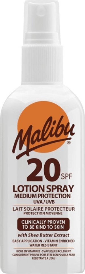 Malibu Malibu Sun Lotion Spray SPF20 Wodoodporny Spray 100ml