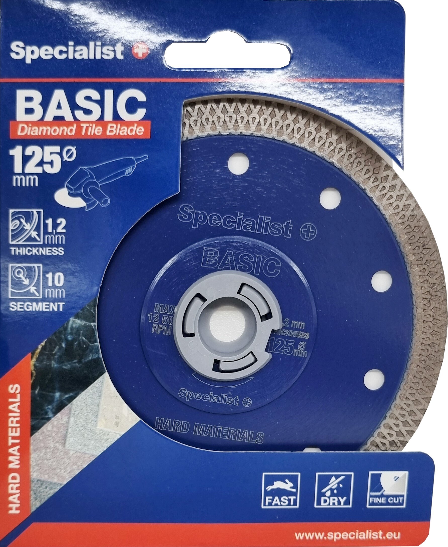 Specialist+ Deim. disk. BRITVA Basic 125x1,2x22 mm