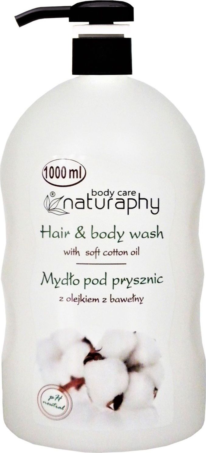 BluxCosmetics Mydło pod prysznic z olejkiem z bawełny 1L