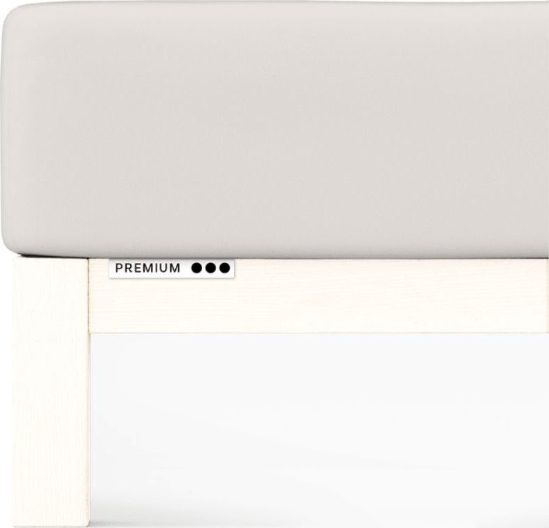 Schlaf-Gut Prześcieradło Schlafgut Premium 90x190-100x220 Sand Light 744 - S