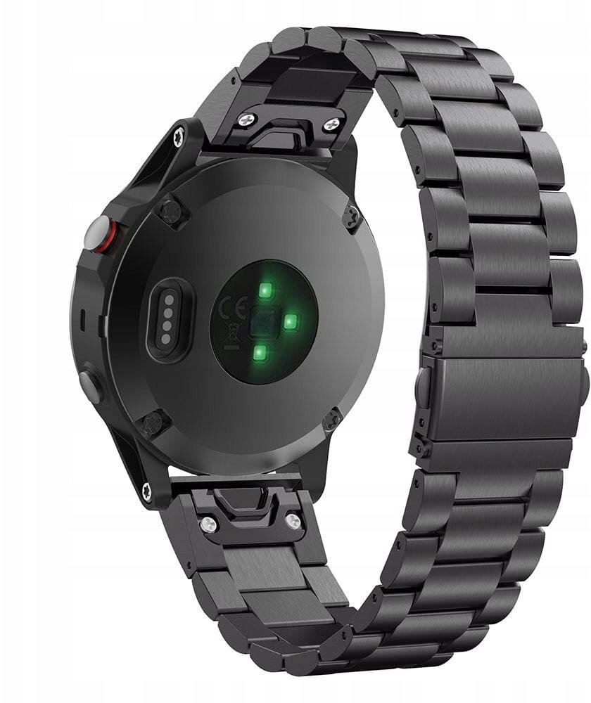 Pasek Tech-Protect Stainless do Garmin Fenix 3/5X/6X/7X czarny