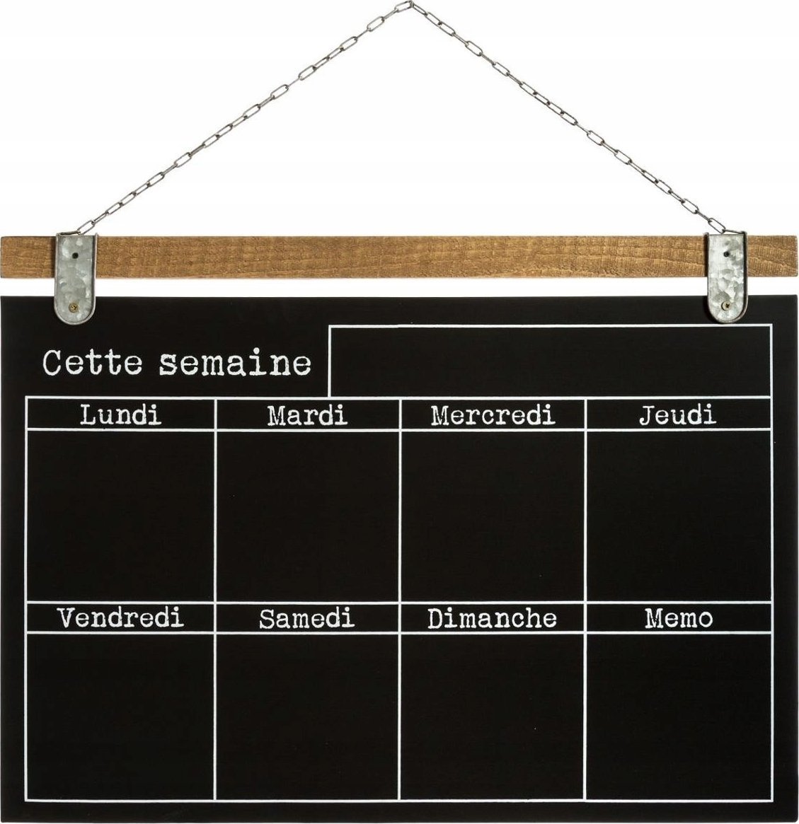 Atmosphera Tablica kredowa wisząca z kalendarzem, 69 x 50 cm