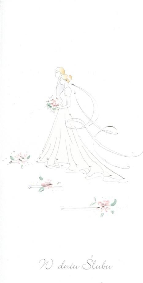 MAK Karnet Ślub DL S30 - W Dniu Ślubu Para Młoda