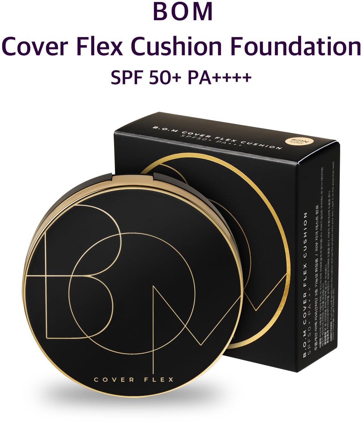 Pudra veidui BOM COVER FLEX CUSHION 21N IVORY-15g
