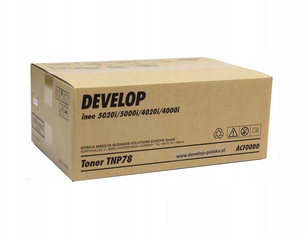Toner Develop oryginalny toner ACF00D0, TNP-78, black