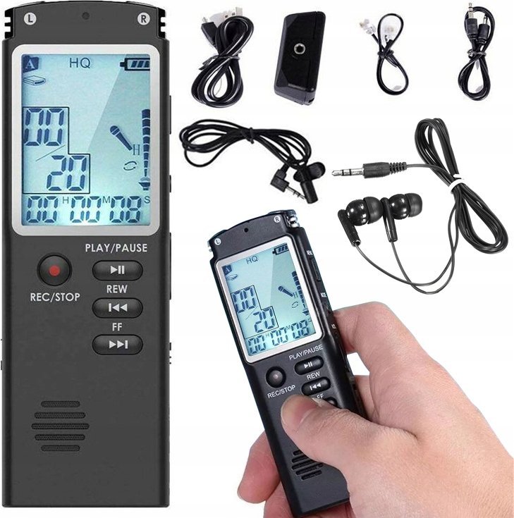 DYKTAFON DWA MIKROFONY SK-013