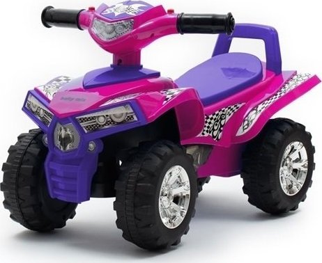 Baby Mix 38075/551 JEŹDZIK QUAD Z DŹWIĘKIEM RÓŻOWY