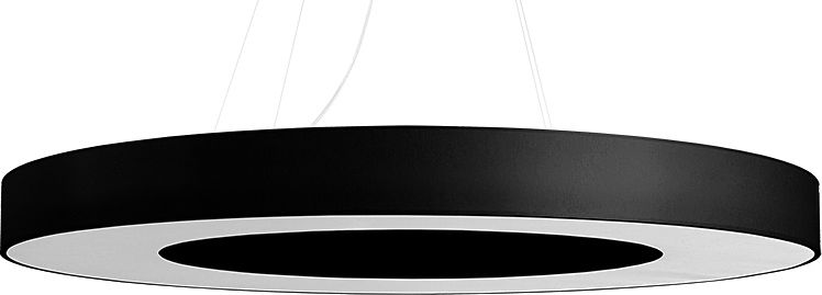 Lampa wisząca Lumes Czarny regulowany żyrandol nad stół - EX697-Saturni