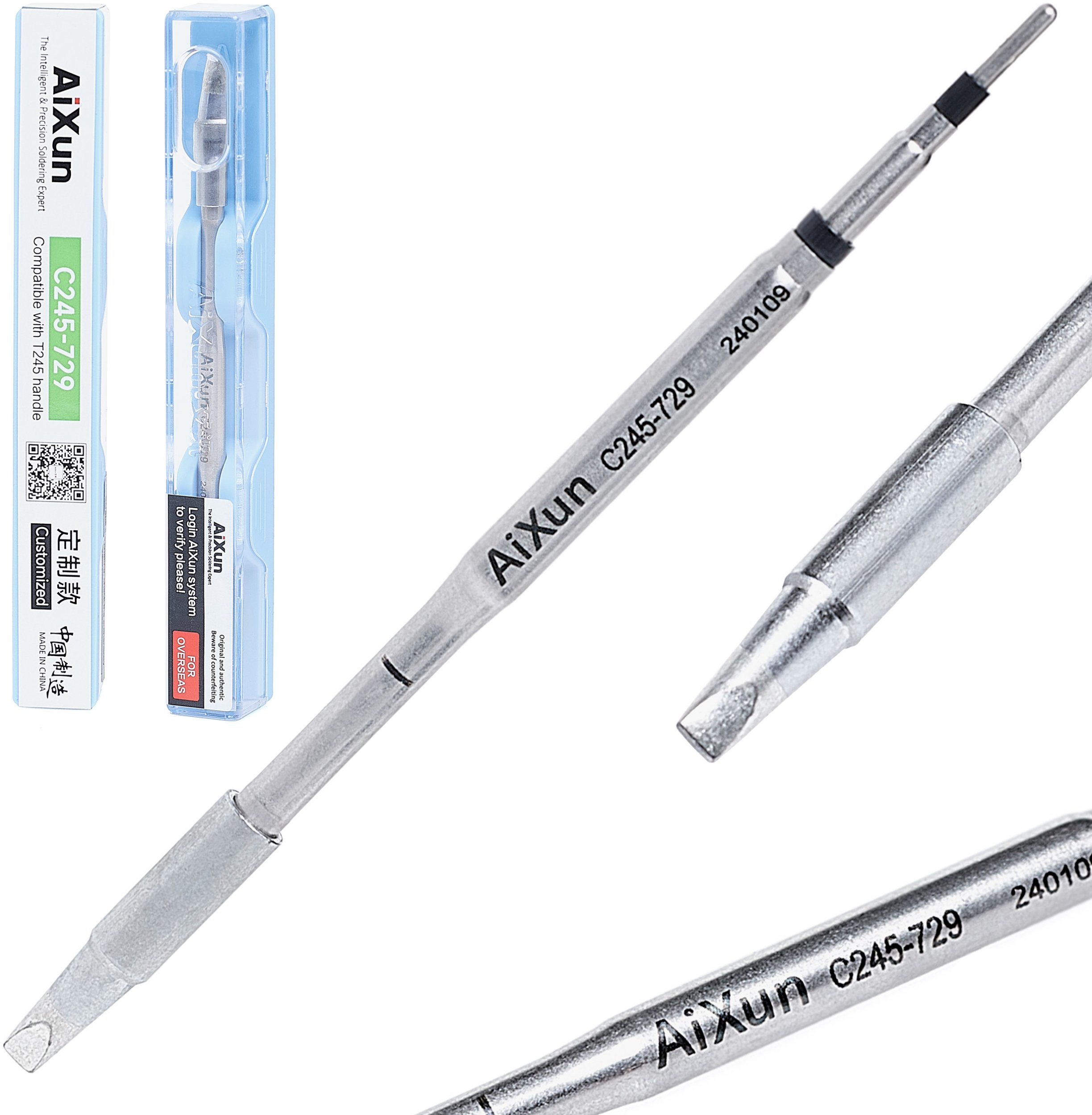 Grot z Grzałką Aixun 245 C245 T245 3mm Dłuto do Lutownicy JBC YIHUA SUGON