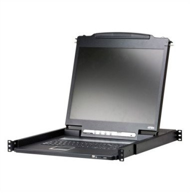 Konsola KVM ATEN CL3000N, LCD 48 cm, VGA, PS/2-USB, port USB, układ FR