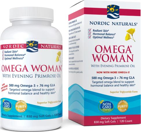 Nordic naturals Nordic Naturals - Omega Woman, 500mg, 120 kapsułek miękkich
