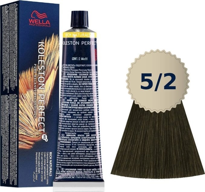 Wella Professionals Farba Koleston Perfect Me+ 5/2 Matte Light Chestnut 60 ml