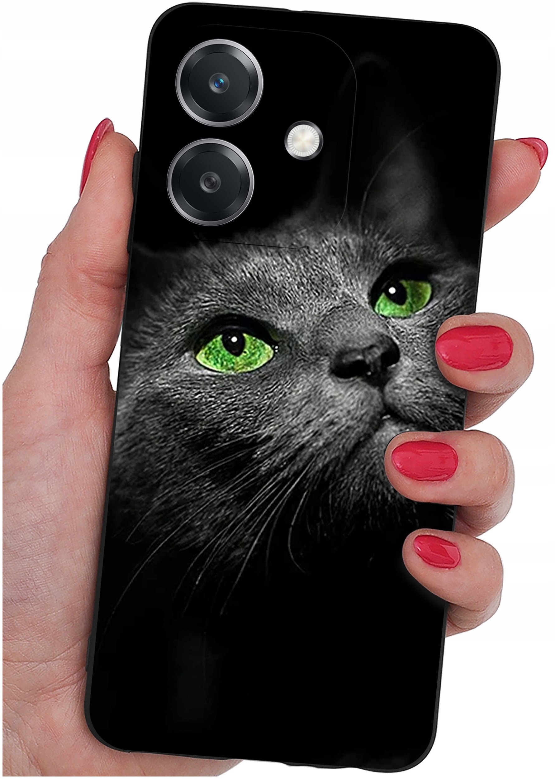 Etui do Oppo A40 | A40M | WZORY | SILIKONOWE MATT SZKŁO 9H