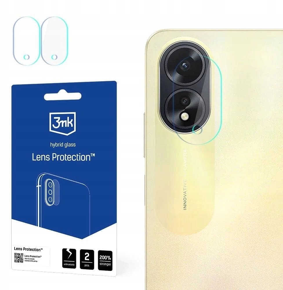 Szkło hybrydowe 3MK do Oppo A38 2 szt.