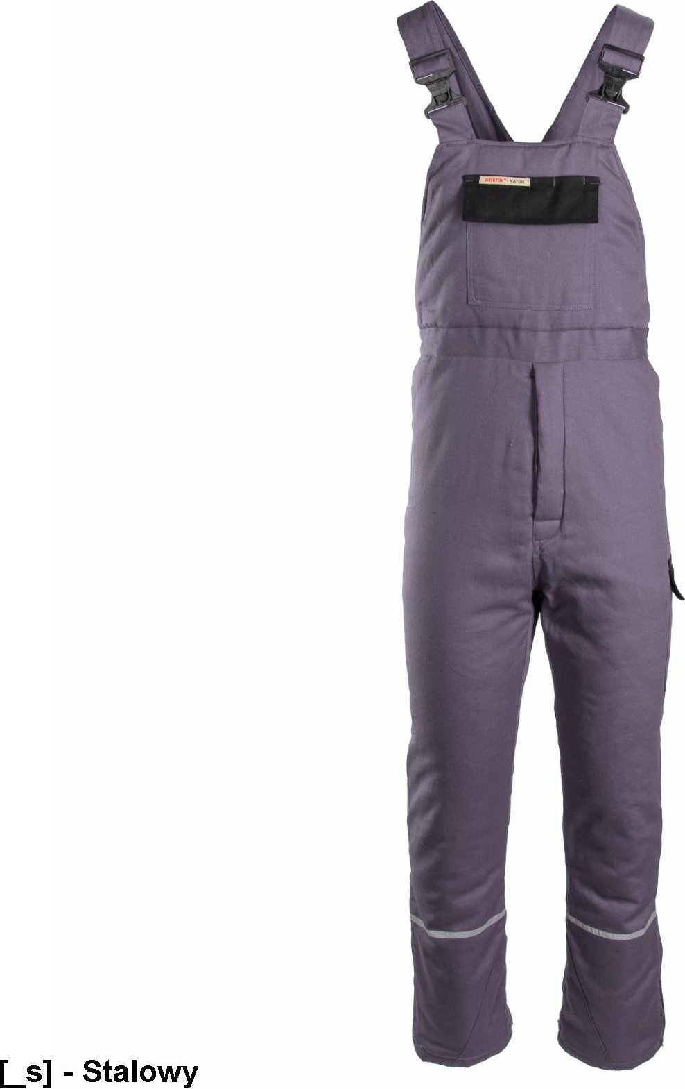 Polstar ONOG - BRIXTON NATUR SPODNIE OGRODNICZKI OCIEPLANE, BAWEŁNA (100%), 270G/M2, - granatowy S