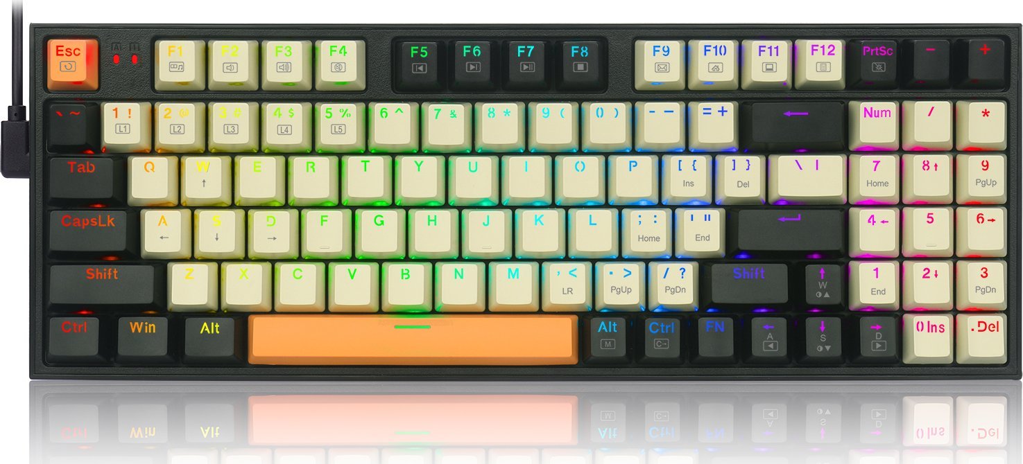 Klawiatura Redragon K636 Kitava Red switch (K636CLO-RGB)