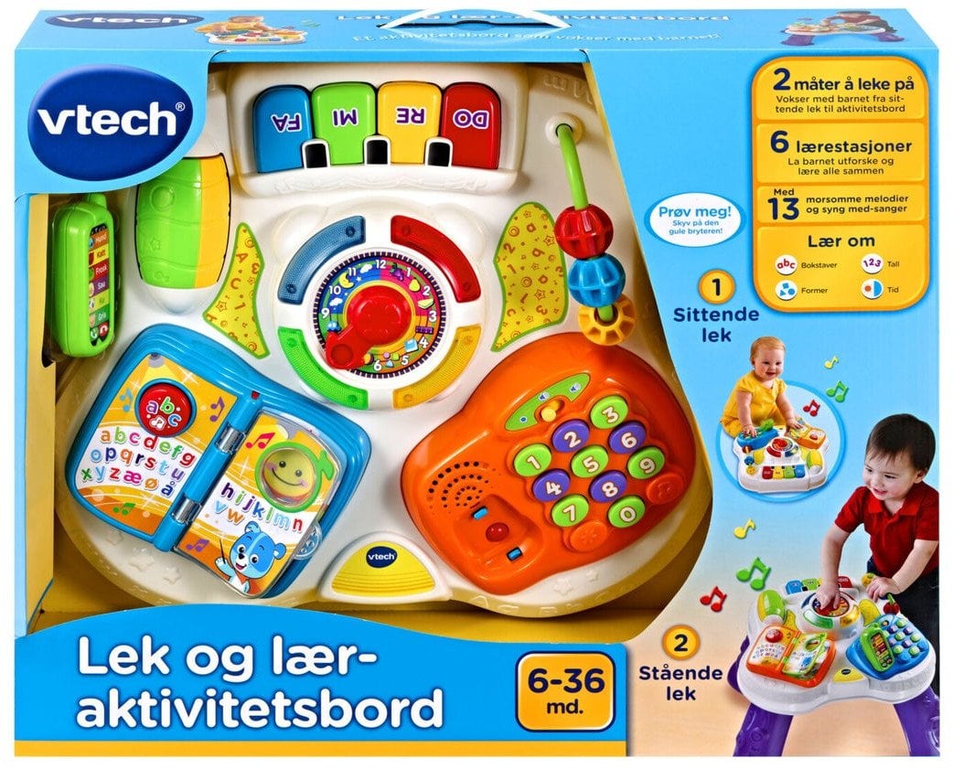 Vtech stół aktywności z zabawą i nauką