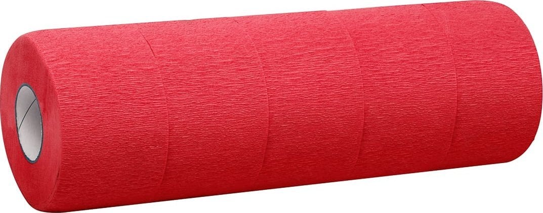 Activeshop Kołnierz papierowy fryzjerski 5 szt. czerwony