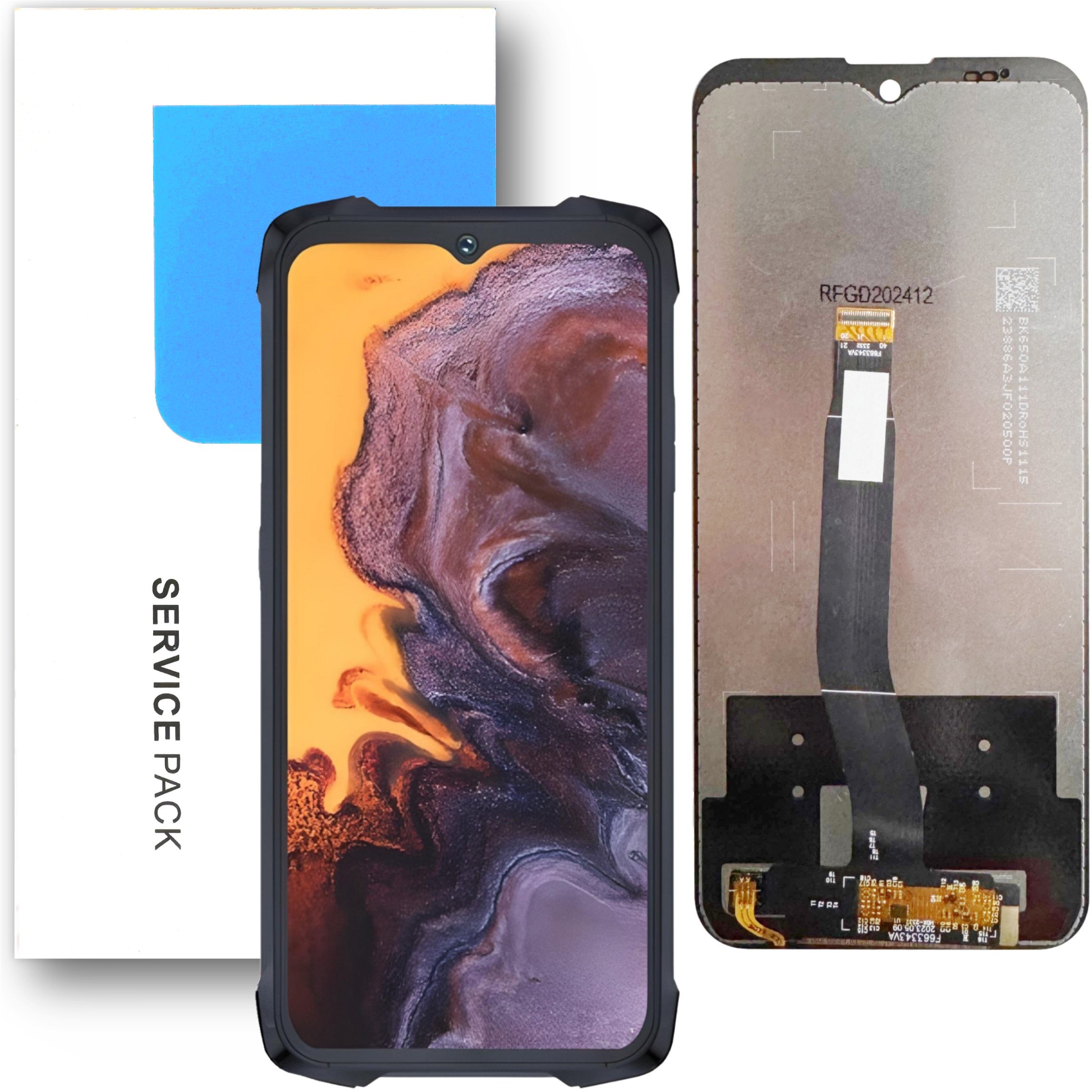 Wyświetlacz do Cubot King Kong 9 LCD Service Pack Ekran Oryginał Mobilepart