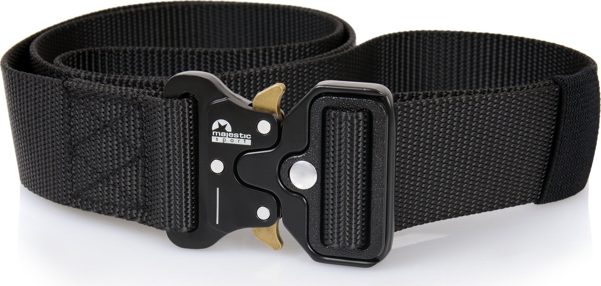 Pasek taktyczny Majestic Sport SABUK czarny