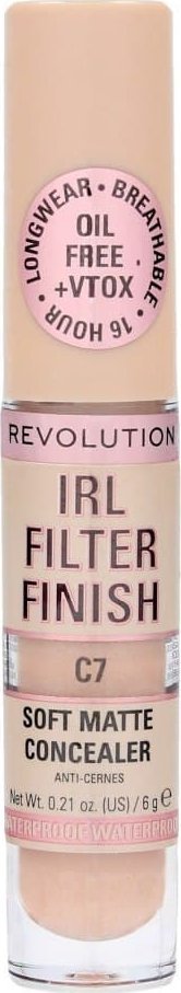 MAKE UP REVOLUTION Makeup Revolution IRL Filter Finish Korektor w płynie C7 6g