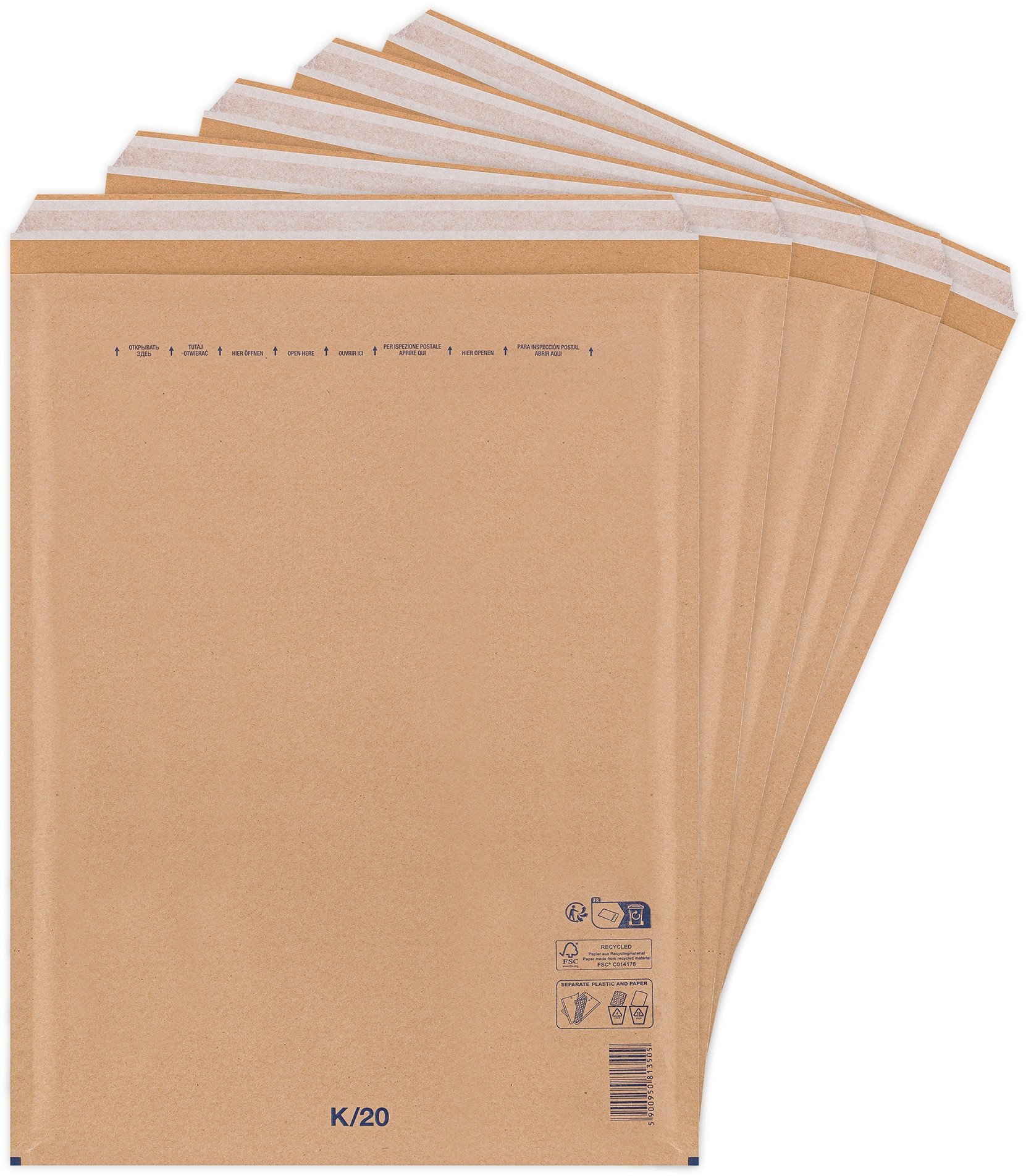 Emerson Koperta bąbelkowa K/20 brązowa