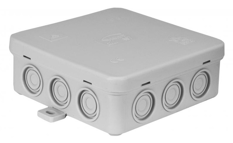Simet Puszka n/t hermetyczna pusta N7 100x100x38mm IP54 szara - 83007002