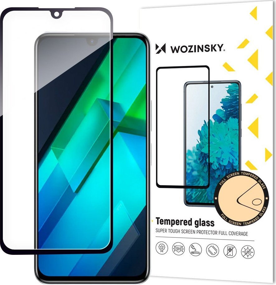 Wozinsky Wozinsky Full Glue szkło hartowane Infinix Note 12 G96 na cały ekran z ramką czarny (case friendly)