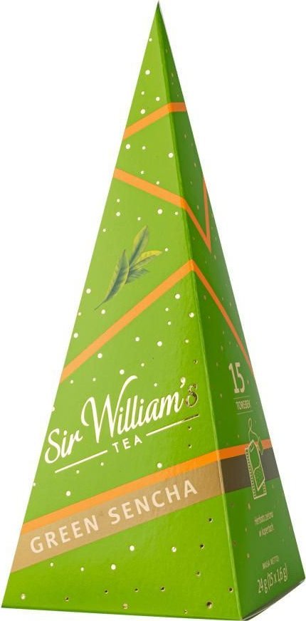 Sir Williams Herbata GREEN SENCHA piramida 15szt.