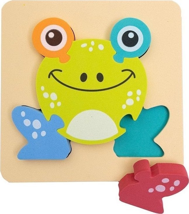 Puzzle piankowe - żabka