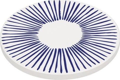 Zassenhaus Podkładka pod szklankę, ceramika/korek, śred. 11 cm, kreski Nordic / Zassenhaus