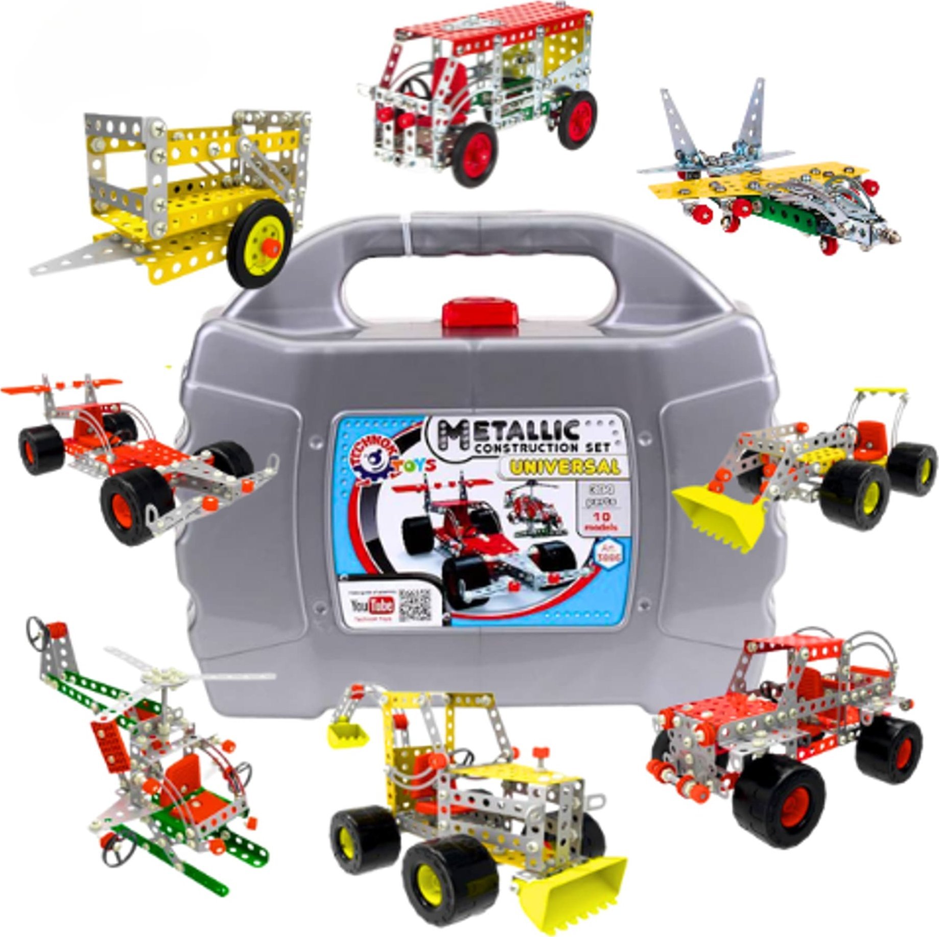 Technok Klocki konstrukcyjne metalowe Auta 304 el. 3886 TechnoK