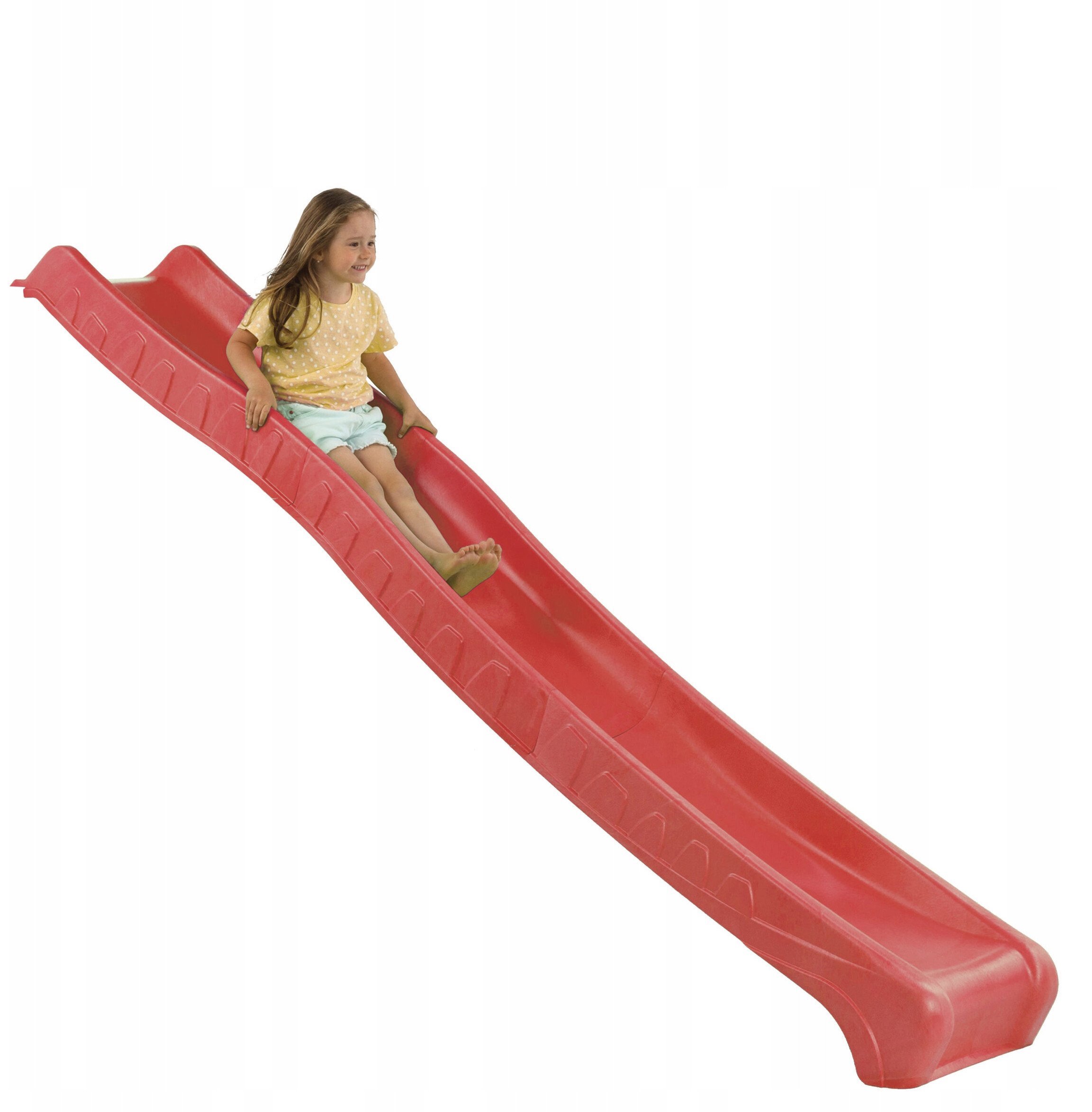 Składany ślizg czerwony 3m do platformy 150cm