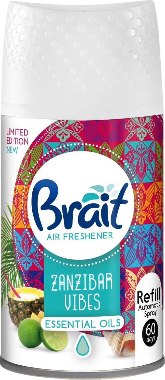 DRAMERS BRAIT Odświeżacz powietrza zapas automat Zanzibar Vibes 250 ml