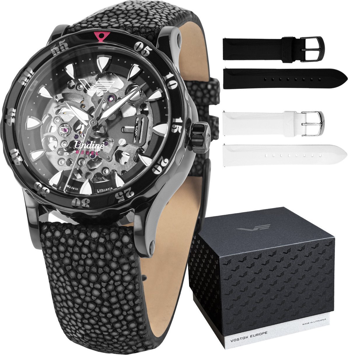 Zegarek damski Vostok Europe NH72-515D766 czarny