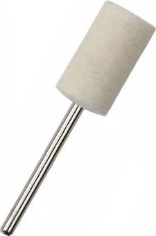 Bass Cosmetics Frez filcowy do polerowania - cylinder średni / Bass Cosmetics