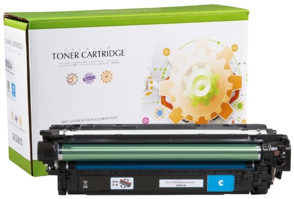 STATIC Toner cartridge compatible with HP CF031A cyan remanufactured 12.500 pages