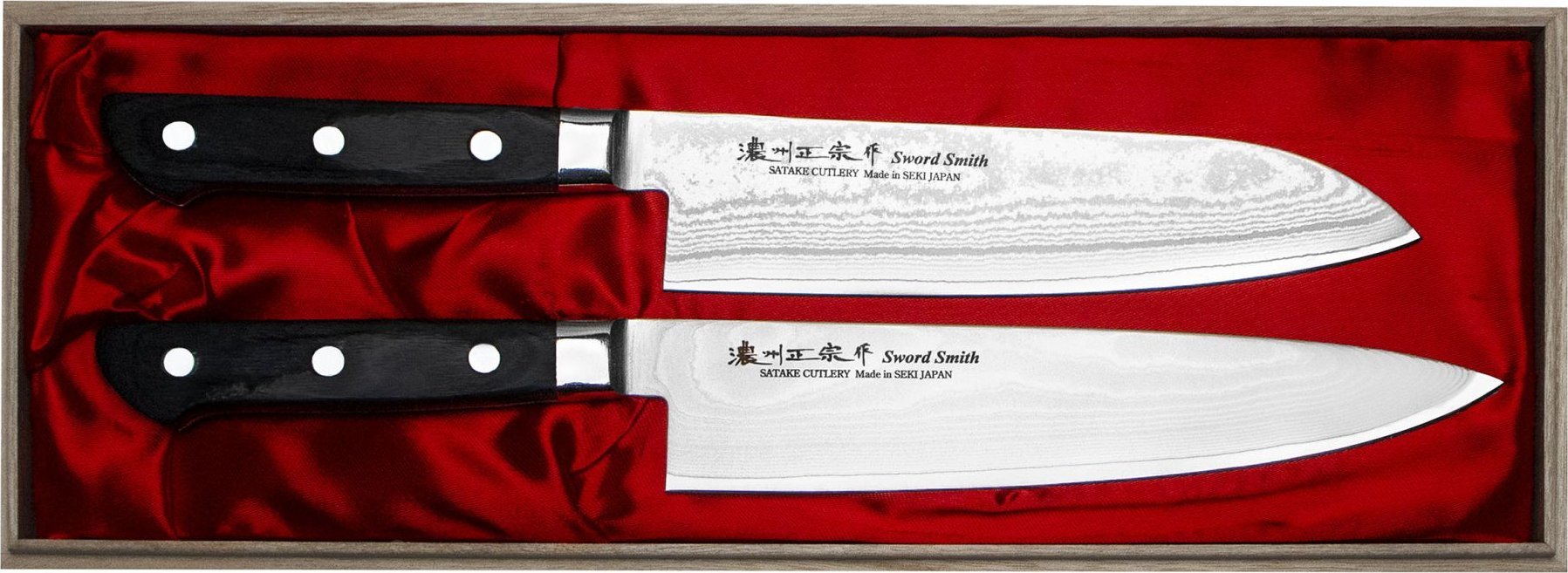 Satake Satake Cutlery Mfg Daichi Zestaw 2 noży w drewnianym pudełku