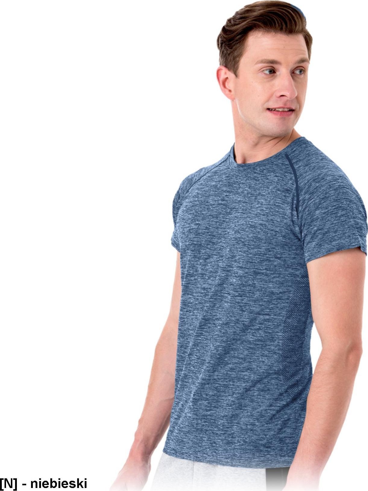 R.E.I.S. TROMS-SS - Koszulka termoaktywna z krótkim rękawem TROMS - niebieski L