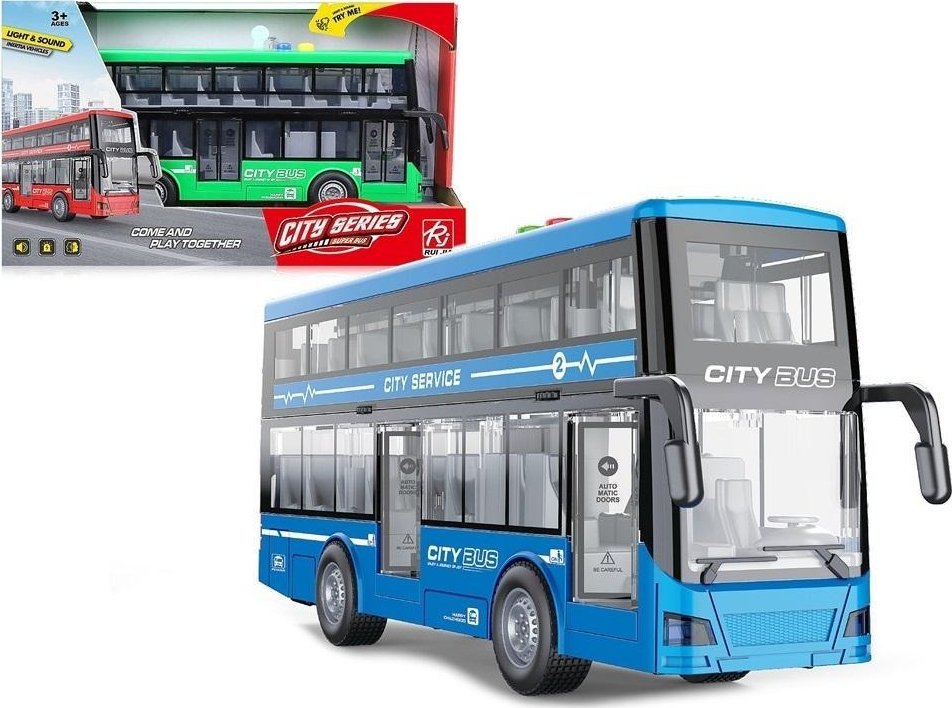Autobus ze światłem i dźwiękiem napęd na koło MIX